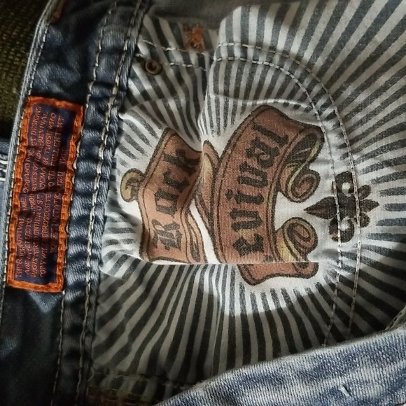 Rock Revival Capri jeans sz 33x24 - Picture 10 of 12
